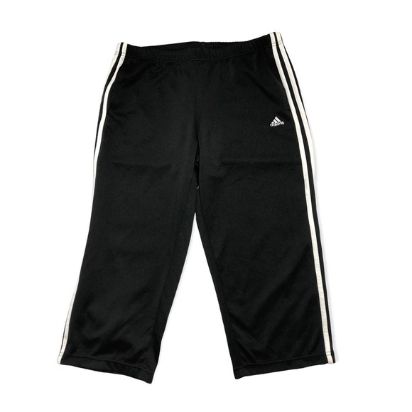 Adidas Climalite 3-Stripe High Rise Capri Pants - Picture 1 of 6